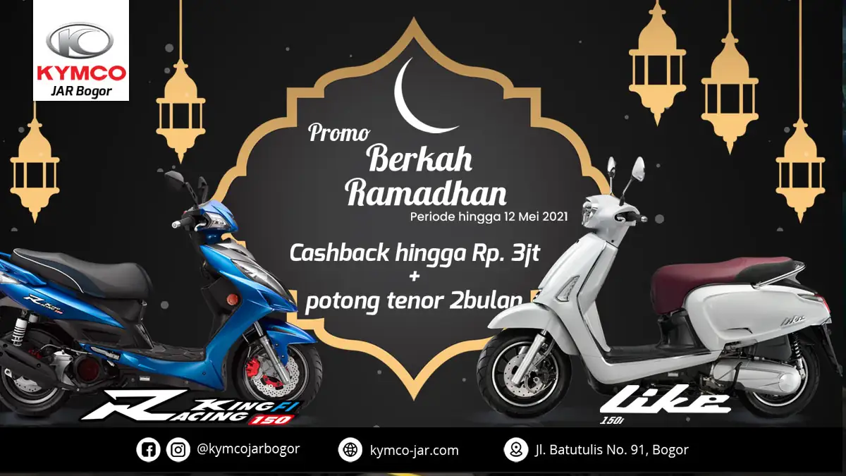 Dealer KYMCO JAR Bogor Promo Ramadan Berkah
