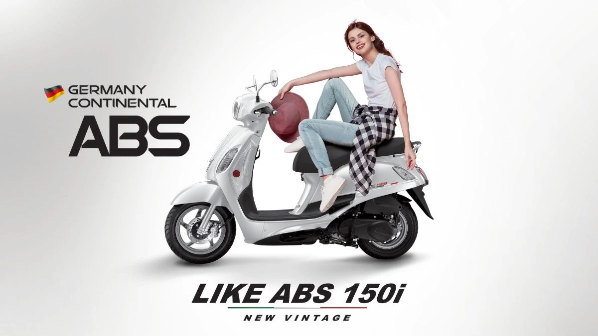 Launching kymco Like ABS 150i New Vintage
