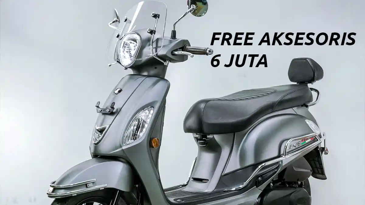 Promo Free Aksesoris Senilai 6juta Untuk Pembelian KYMCO Like ABS 150i New Vintage