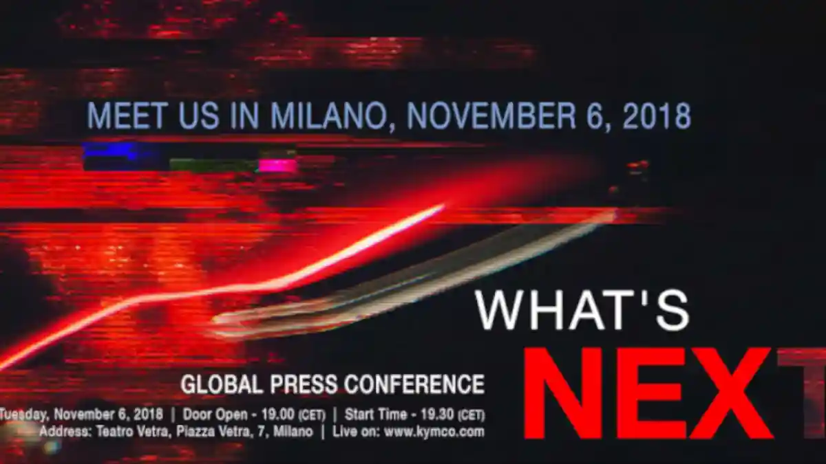 KYMCO Global Press Conference Meet us in Milano November 6 2018