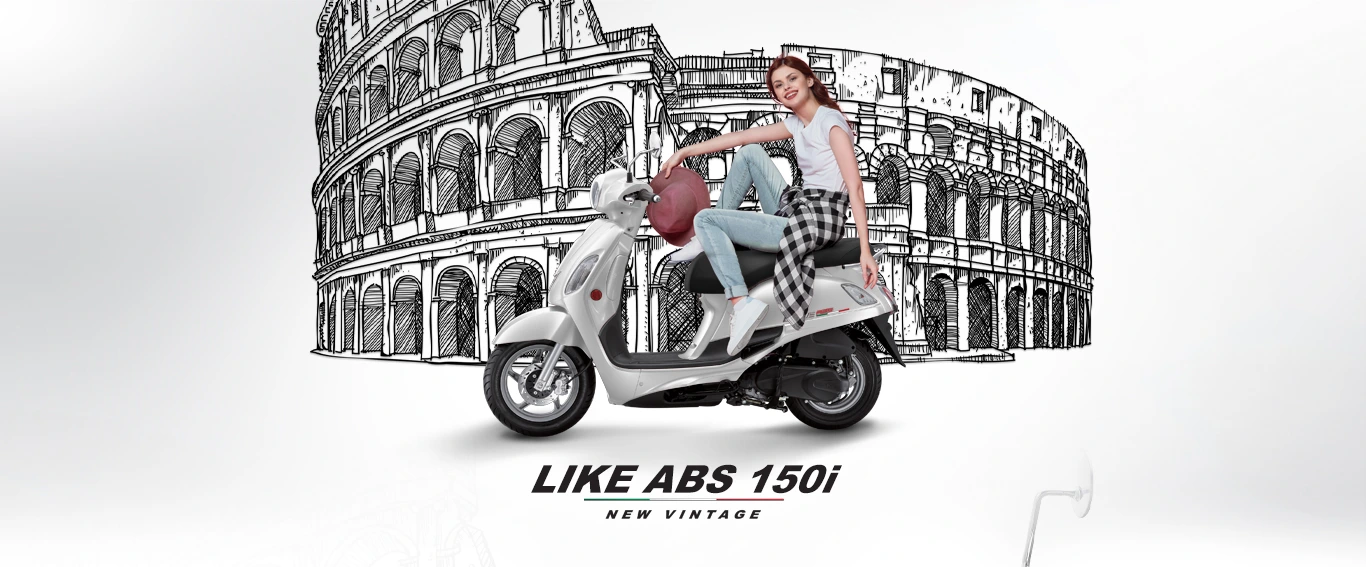KYMCO Like ABS 150i kymco like abs 150i new vintage